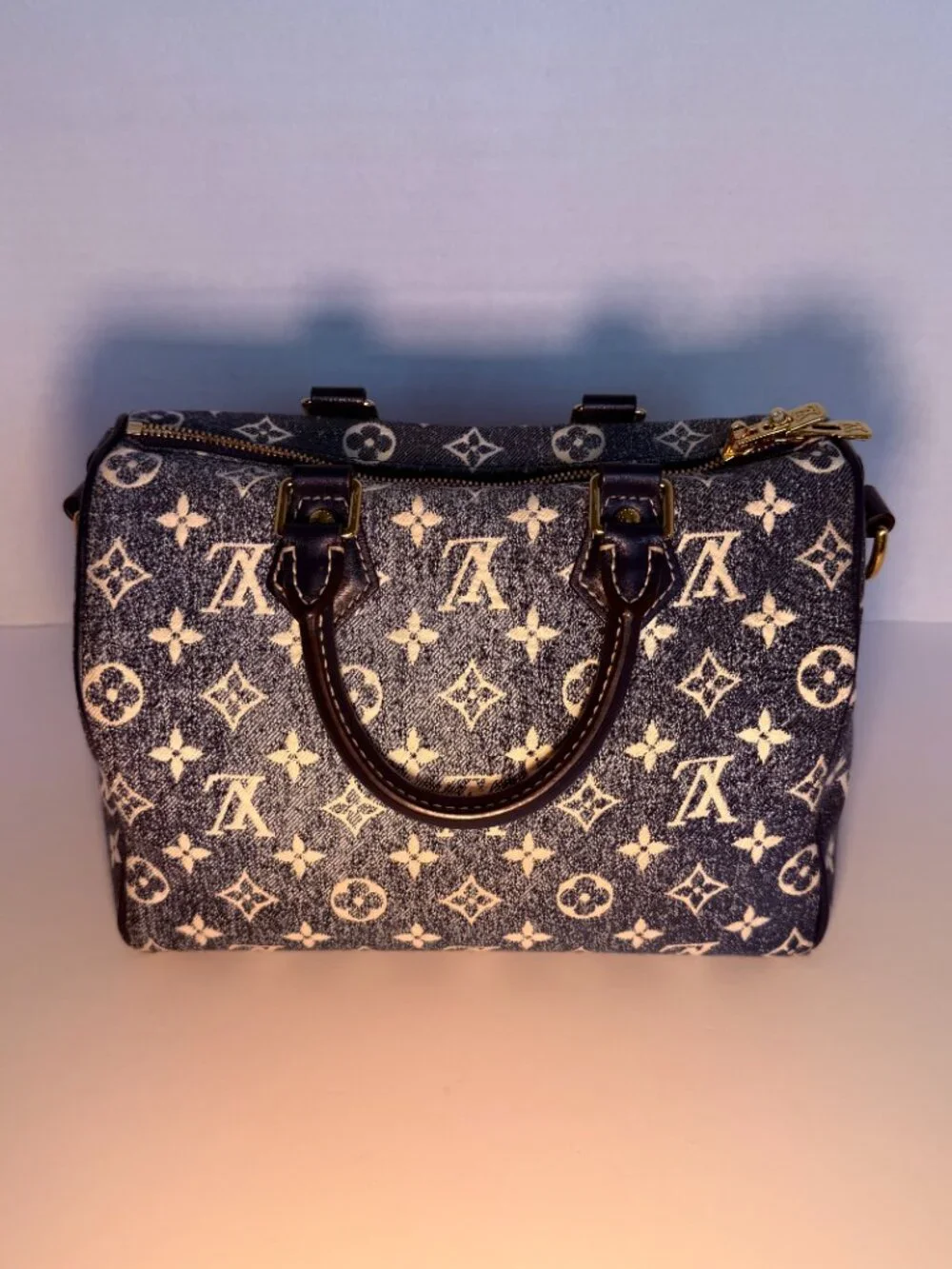 louis vuitton monogram jacquard denim speedy bandoulière 25